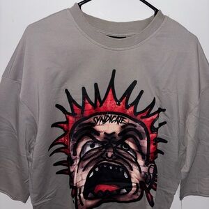 Syndicate Gray Graphic Short Sleeve Tee